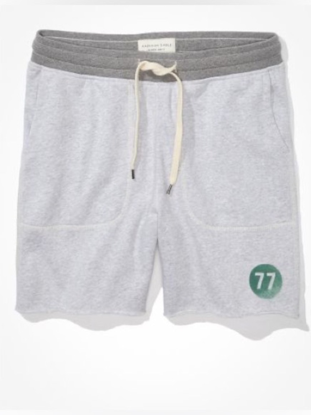 American Eagle Super Soft Fleece Shorts – Light Heather Gray – Men’s M